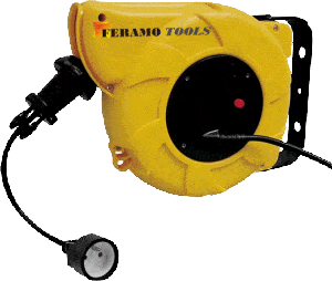 Halfautomatische Wandhaspel 15Mtr 3G x 1.5mm