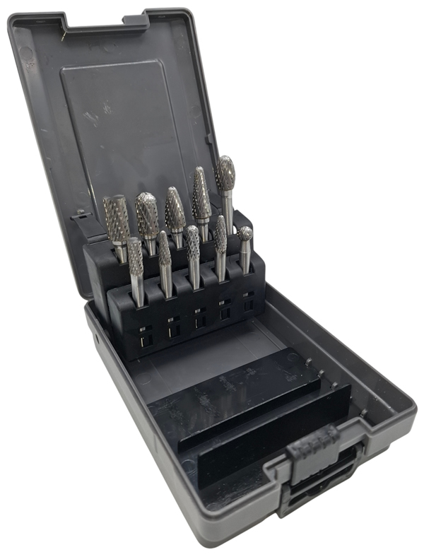 10-delige Hardmetalen Carbide Freesset