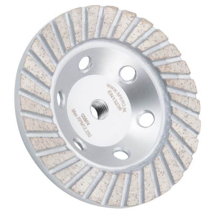 Diamantslijpschijf, 40/60mm Beton Slijpschijf M14 5/8-11 Draad for Haakse Slijper Beton Aanrecht Rand Diamant Slijpschijf Schuurmiddel (Color : M14, Size : 60mm