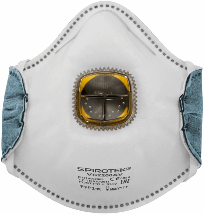 Terug kijken Verbeelding Moedig aan FFP2 Klasse - Spirotek Stofmasker - N95 95% Bescherming Fijnstof met CO2  luchtventiel - 2 stuks