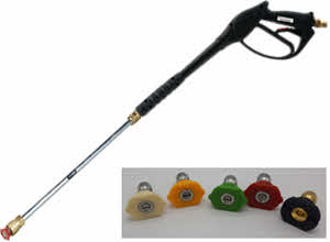 DERASL 4000 psi hogedrukreiniger pistool met Schlauch M22 aansluiting 14 mm, Nilfisk snelkoppeling, autowaspistool paneel voor auto- wasreinigingshulpgereedschap