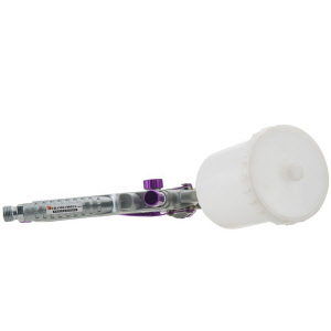 Duurzame spuitpistoolpot, 400 ml verf Luchtzwaartekrachtvoeding Kunststof verfbeker Buitendraadconnector met brede toepassing voor zwaartekrachtvoeding Verfspuitpistool